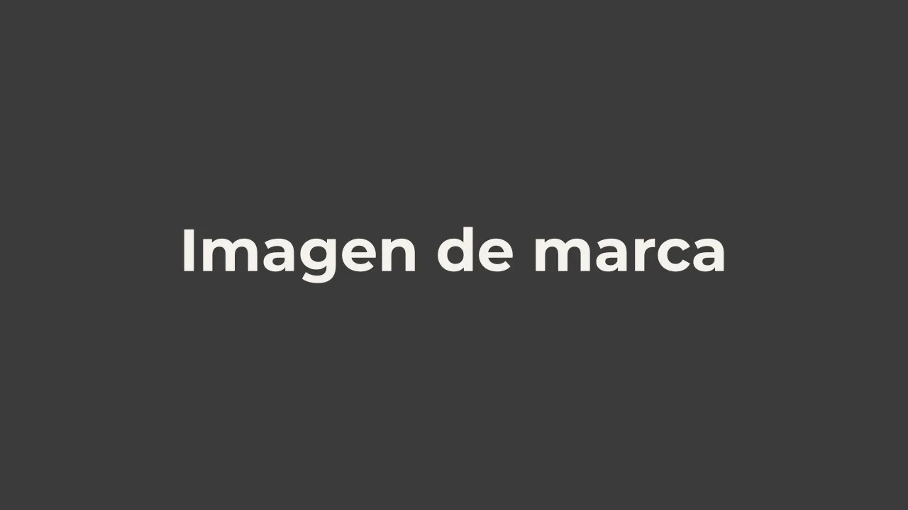 Imagen de la estrategia de marca